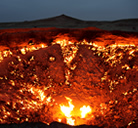 La puerta del infierno en Turkmenistan